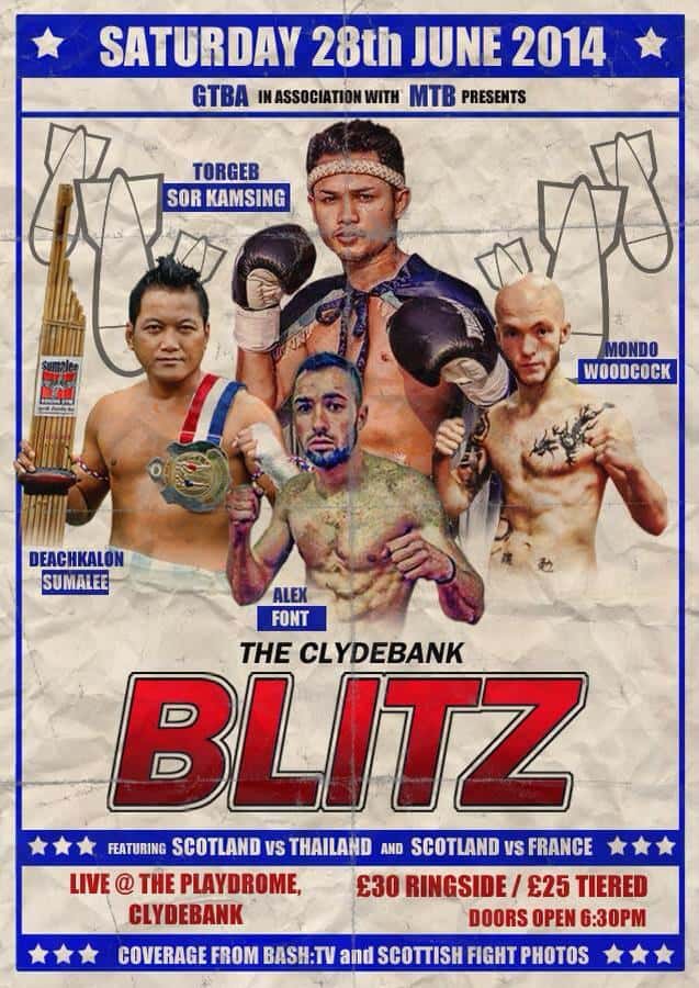 Deachkalon & Torkeb Sor Kamsing all set for "The Clydebank Blitz"!