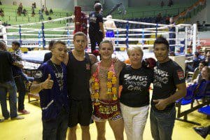 Craig Dickson victorious after his fight