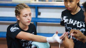 Dakota Ditcheva Sumalee Wrap Hands