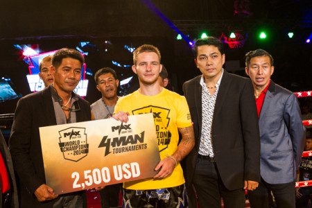 Craig Dickson at Max Muay Thai Pattaya