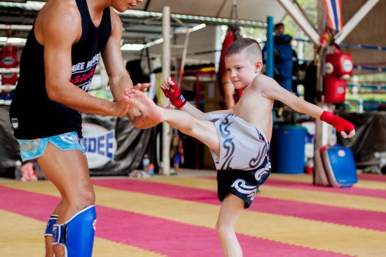 Kid's Muay Thai training