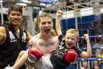 WATCH: Irish fighters Cian Hogan & Matin fight at Bangla Boxing Stadium