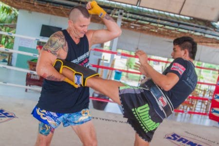 Ron Creech - Training Muay Thai