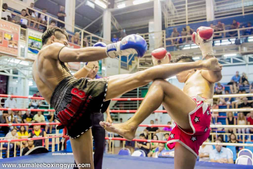 Yodkhuntup body kick - muay thai fights