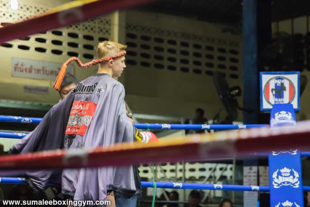 Joe Le Maire at Patong Boxing Stadium - Entrance - Muay Thai Action