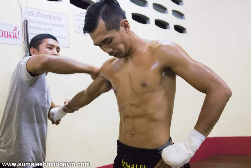 Phunkorn & Khru Lib at Patong Boxing Stadium - Muay Thai Action