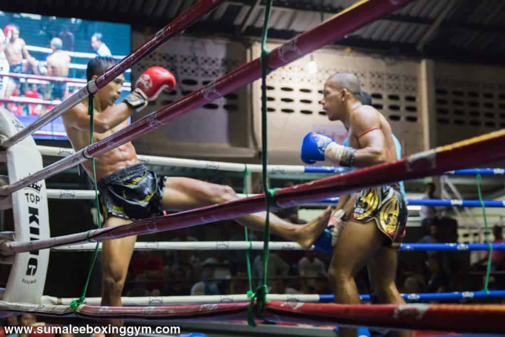 Phunkorn at Patong Boxing Stadium - Body Kick