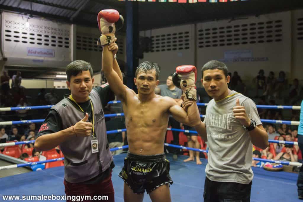 Phunkorn at Patong Boxing Stadium - Declared Winner