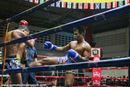 Khru Pak at Patong Boxing Stadium