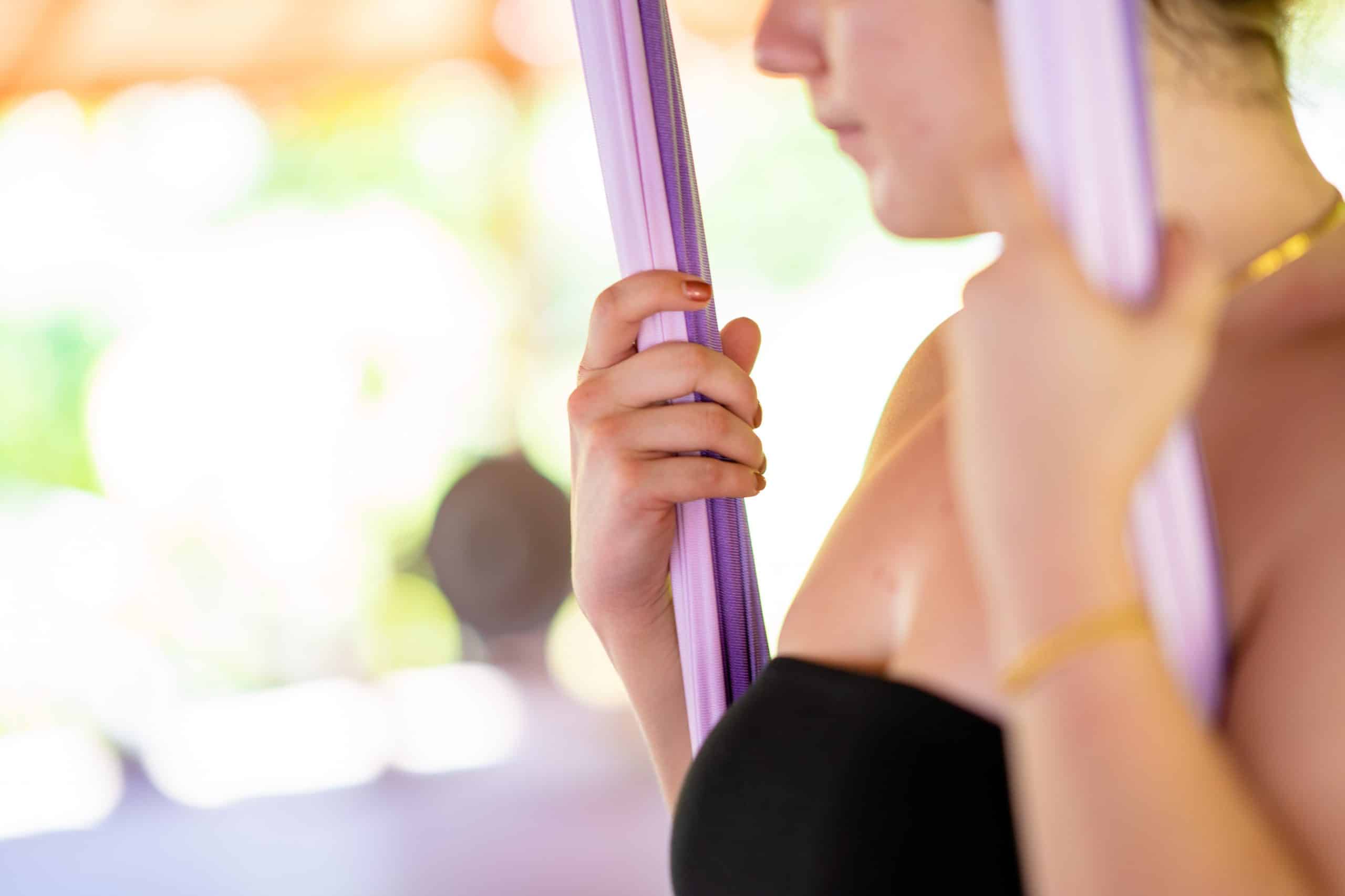 Aerial Yoga to Ease Extreme Stress