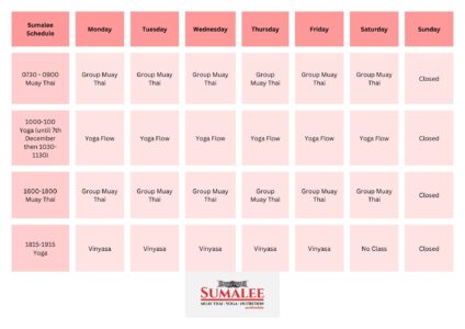 Sumalee Schedule (1)