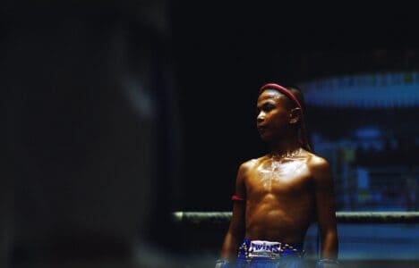 A Young Muay Thai Boxer