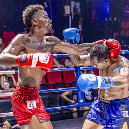 Alex Jones first fight in Thailand