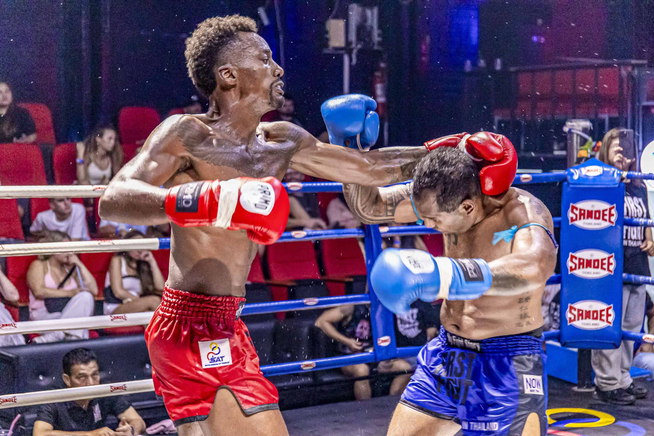 Alex Jones first fight in Thailand