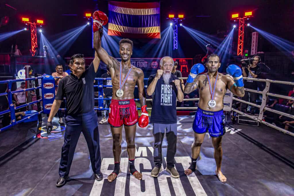 Sumalee Boxing Gym | Alex Jones’ First Fight in Thailand at Sumalee Boxing Gym Alex Jones fighting in his First Fight in Thailand at Sumalee Boxing Gym